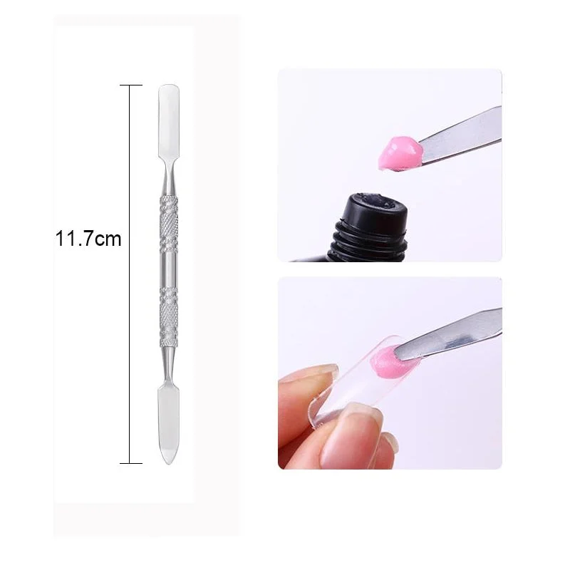 20Pcs/100Pcs Quick Building Nail Mold Tips Nail Dual Forms Finger Extension Nail Art UV Extend Gel Finger Nails Tools-Nail Inspo