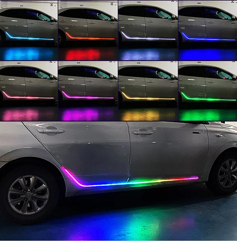 Car door LED streamer marquee side door ambient light