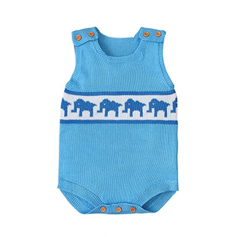 Autumn Winter Infant Baby Romper Newborn Baby Boy Girl Cute Lion Head Braces Clothes Rompers Baby Boys Girls Knitted Rompers