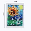 Diamond Painting DIY Kreuz Sonnenblume teilweise spezielle Form Bohrer (x060)