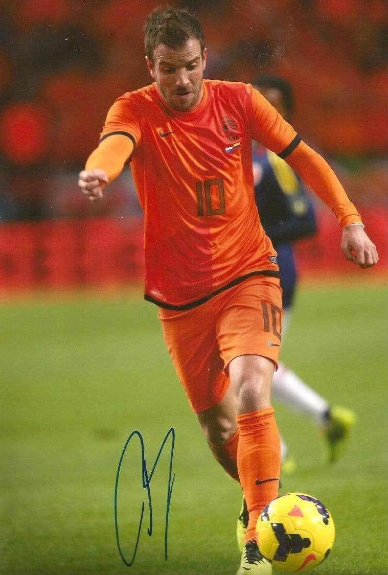 Rafael van der Vaart SOCCER autograph, In-Person signed Photo Poster painting