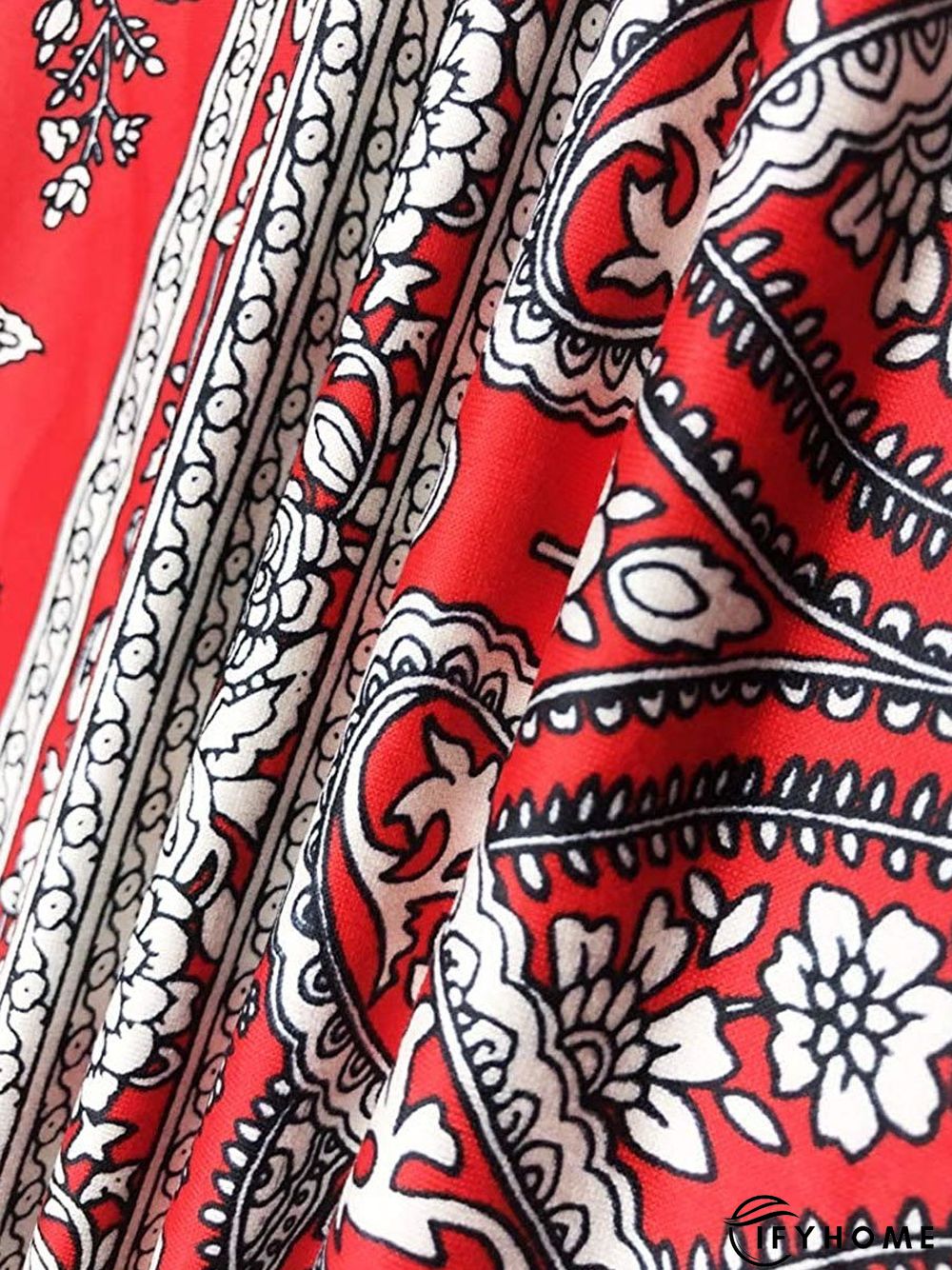 Women's Plus Size Floral Tops V Neck T-Shirts Short Sleeve Casual Tees | IFYHOME