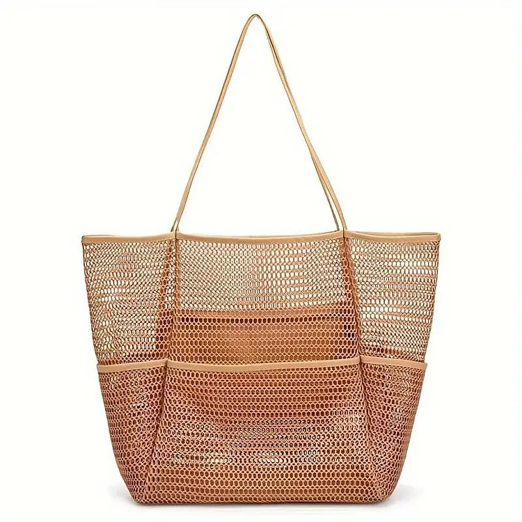 (🎁Latest hot sale🎁)Beach Bag for Women Large Mesh Tote Bag