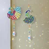 Diamond Painting Hanging Crystal Light Catcher - Peacock