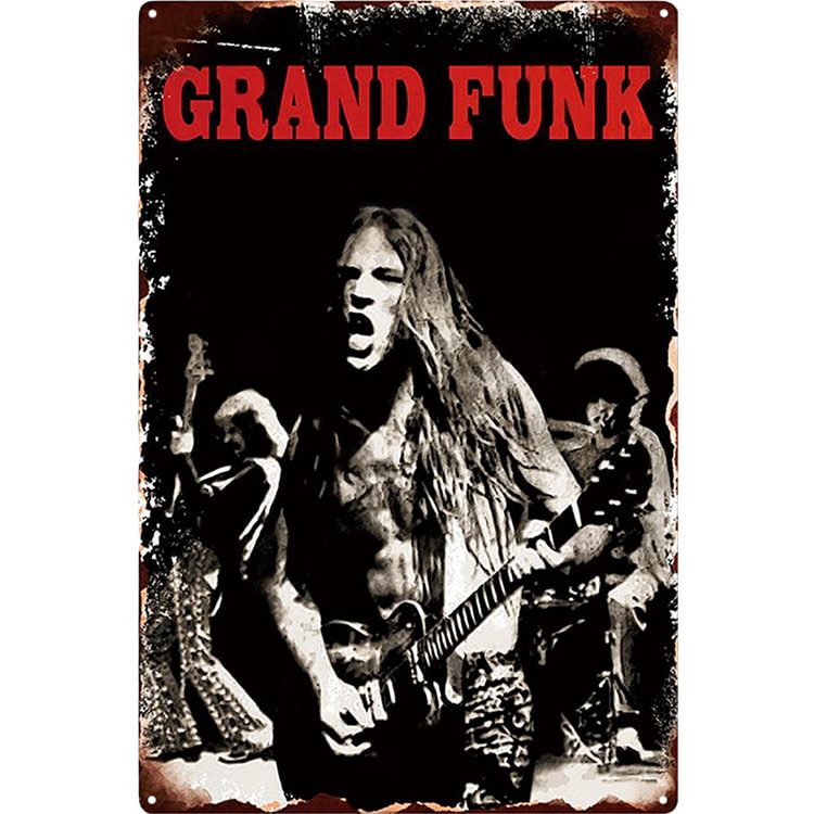 【20*30cm/30*40cm】Grand Funk Railroad - Vintage Tin Signs/Wooden Signs