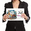 2027 New DIY Diamond Painting Wall Calendar Kit 12-Month Flip Calendar Design Home Decor