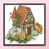 Autumn Cottage-14CT Stamped Cross Stitch 30*29cm/11.81*11.42in tapestrymarket