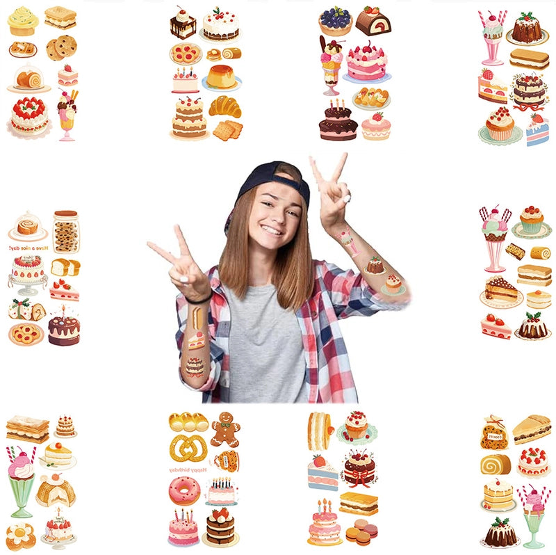Cake Transfer Decal Tattoos & Body Art 10 PCS/Package
