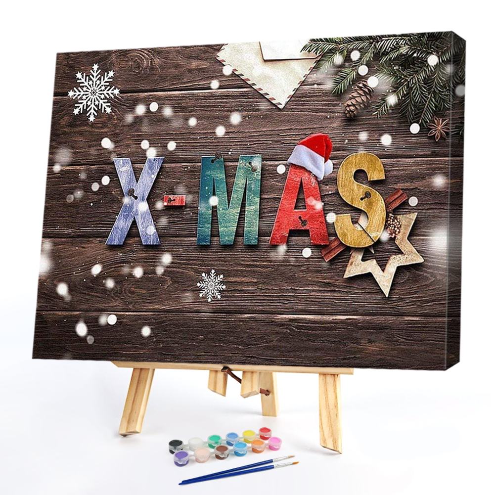 

40*30cm - Paint By Numbers - Christmas, 501 Original