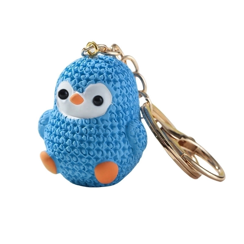 Cute Penguin Resin Women’s Bag Pendant Keychain