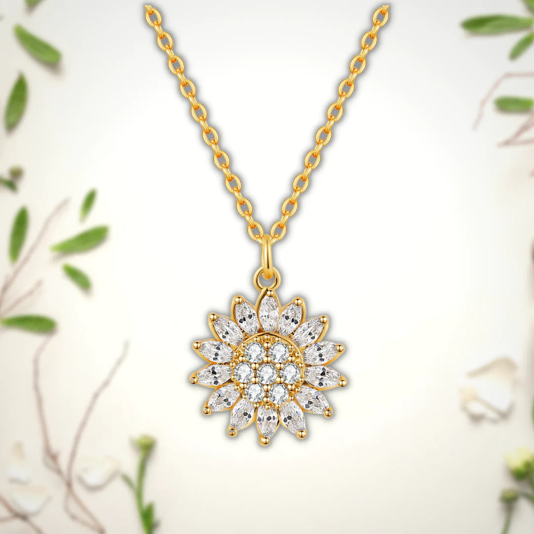 Loveyoufancy Loveyoufancy™ - Spinning Sunflower Necklace