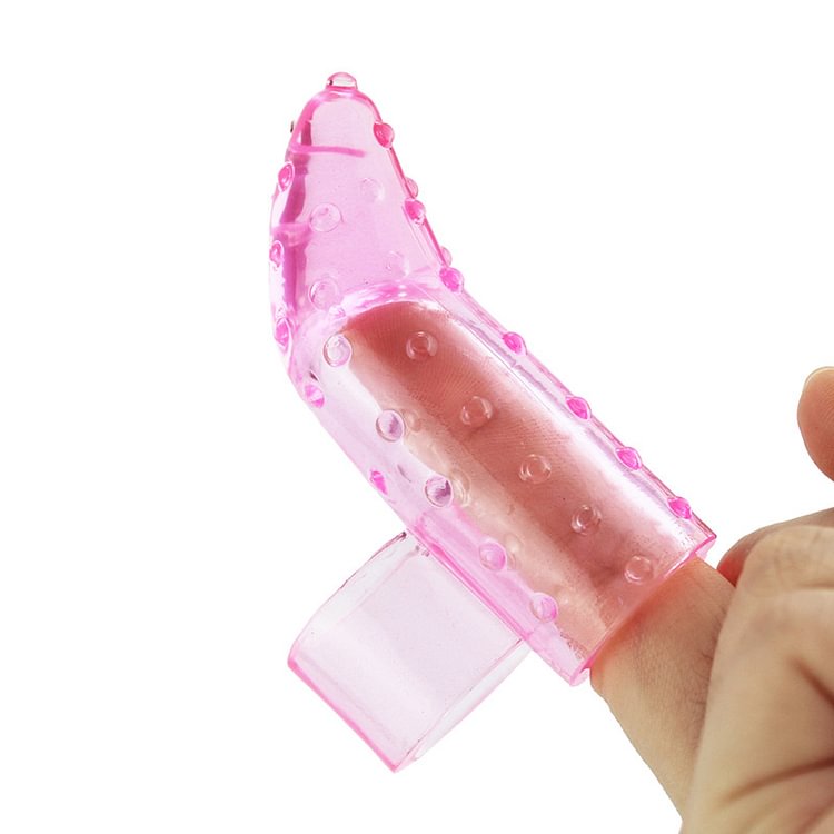 Portable Finger Vibrator for Men and Women Rose Toy