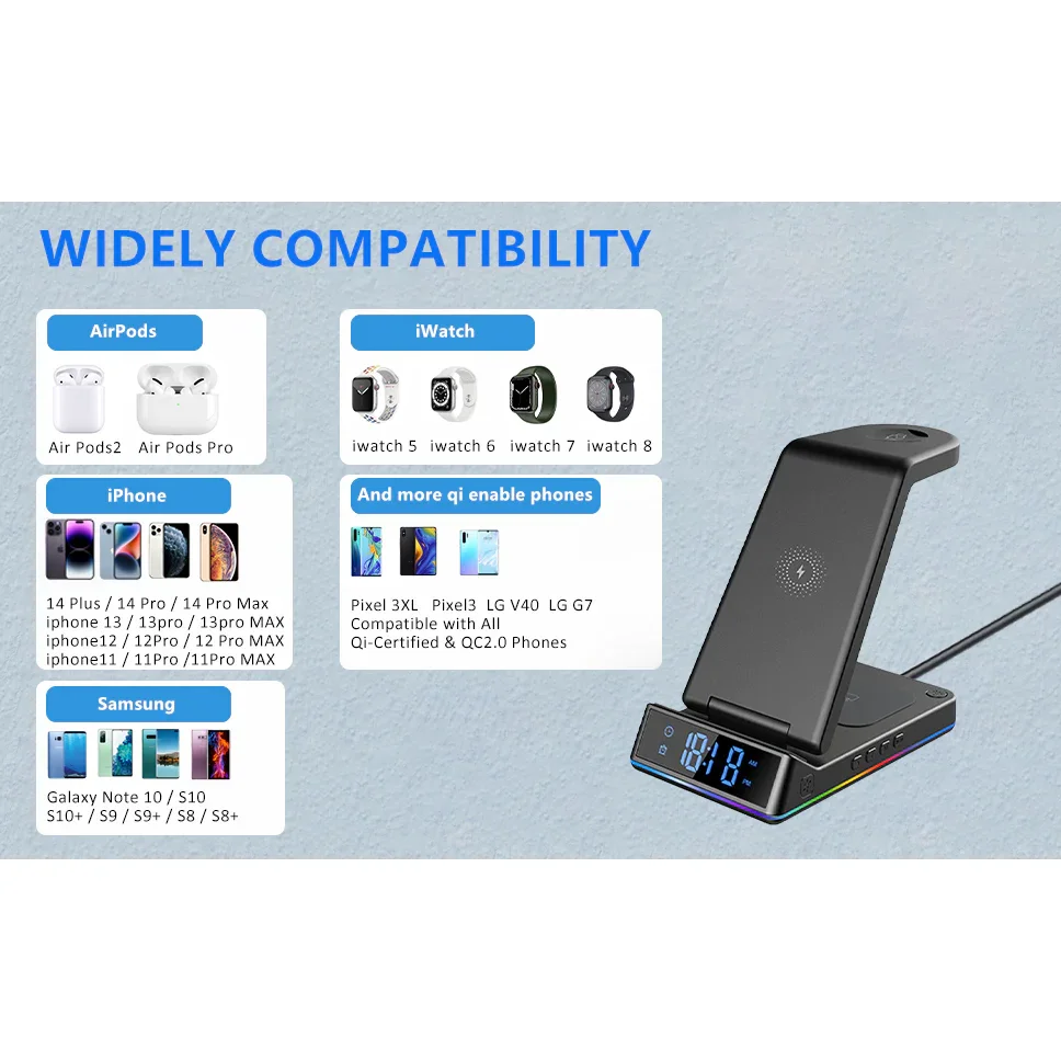 Multi-functional Portable Wireless Charger