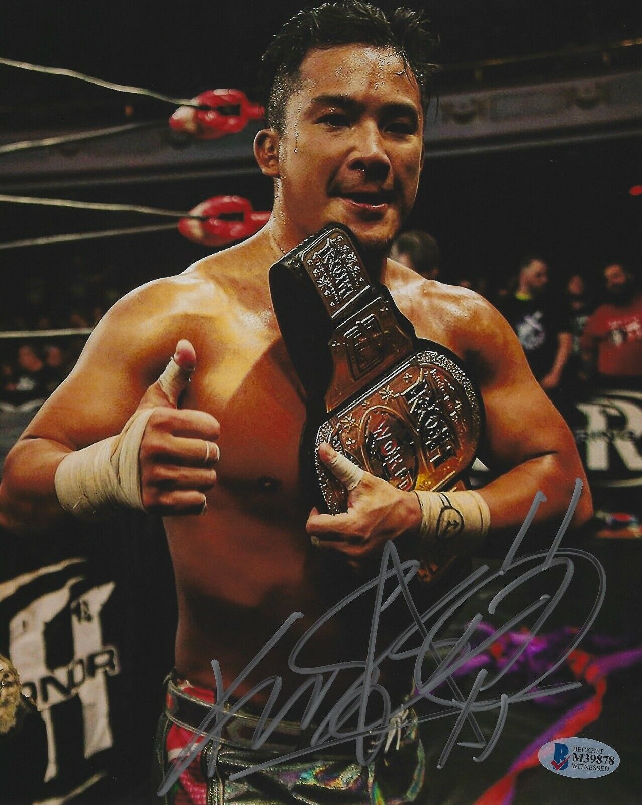 Kushida Signed 8x10 Photo Poster painting BAS Beckett COA New Japan Pro Wrestling Picture WWE 78