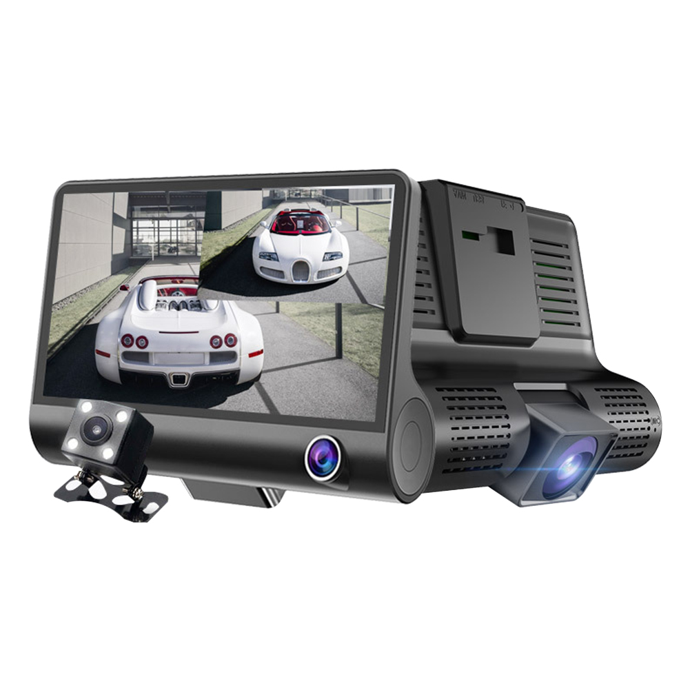 

Dual Lens Dash Cam 4 Inch Display Dashboard Camera with Rear View Camera, 501 Original
