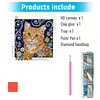 Diamond Painting-DIY Crystal Rhinestone Tabby Cat