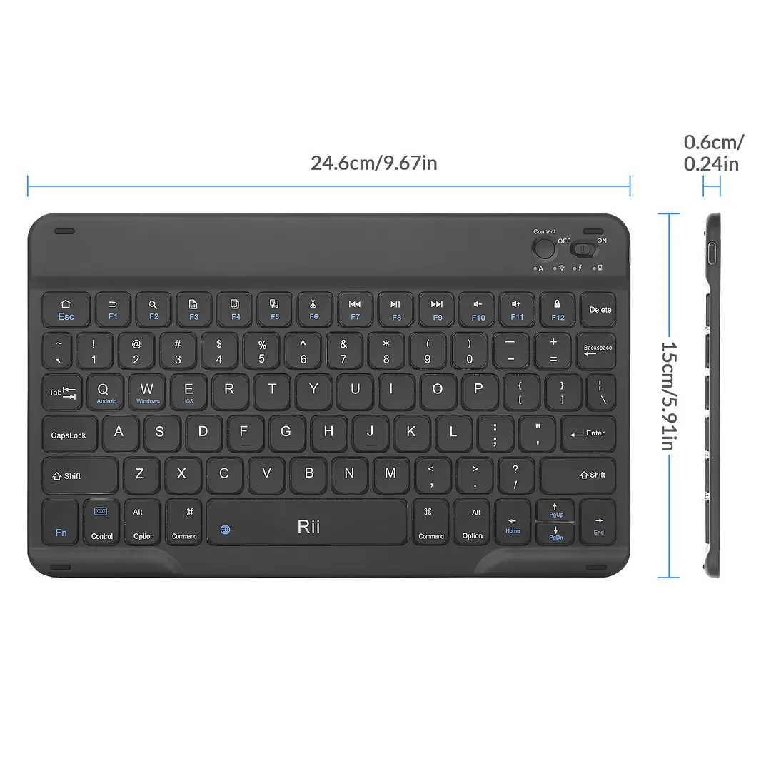 Rii RK302 Wireless Bluetooth keyboard 