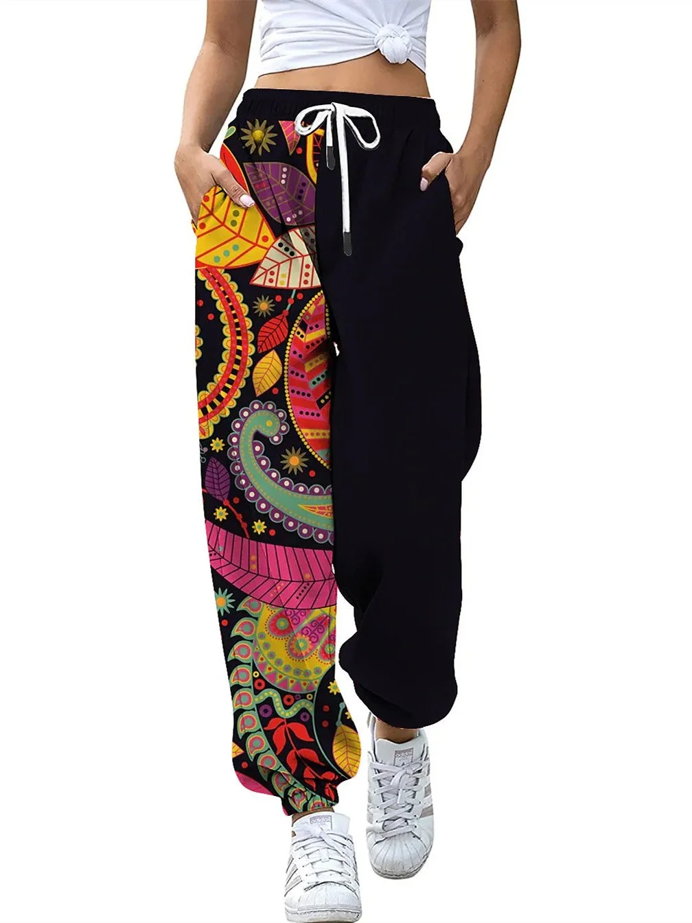 Women Printed Graphic Casual Pants