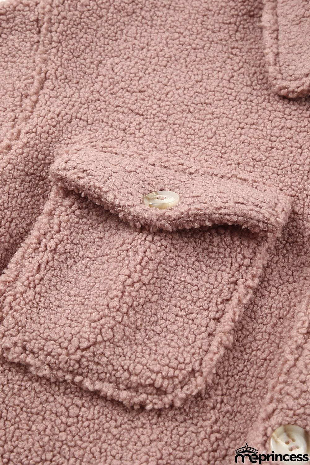 Flap Pockets Button Front Jacket