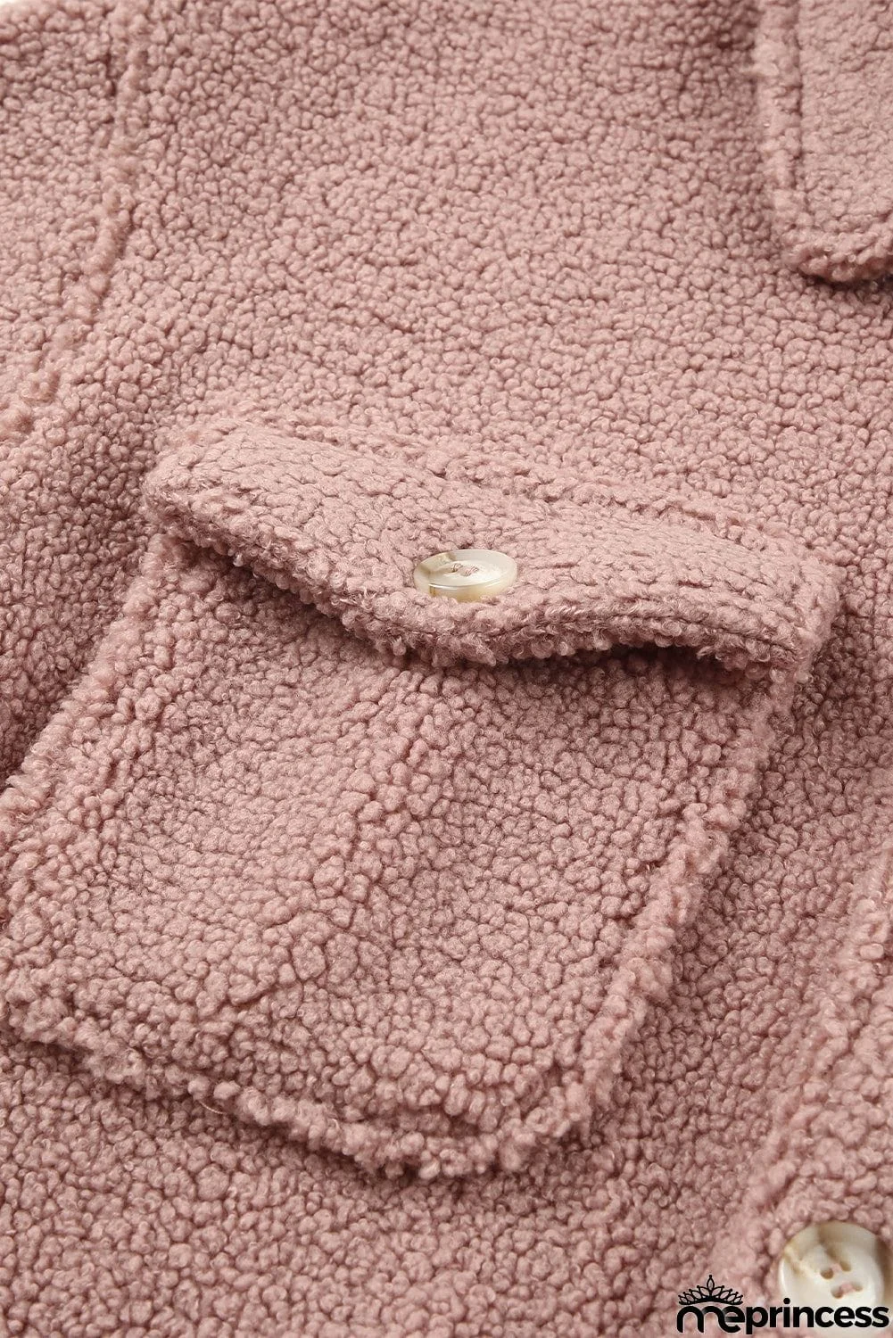 Flap Pockets Button Front Jacket