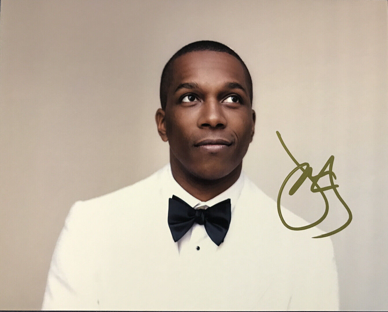 LESLIE ODOM JR SIGNED 8x10 Photo Poster painting HAMILTON AARON BURR ACTOR SINGER RARE AUTHENTIC