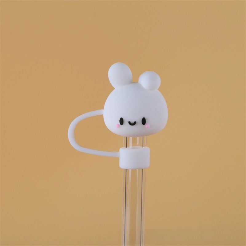 10mm Glass Straw Cap Dust Cover Stainless Steel Straw Dust Cover Dust Plug 10mm Large Diameter Milk Tea