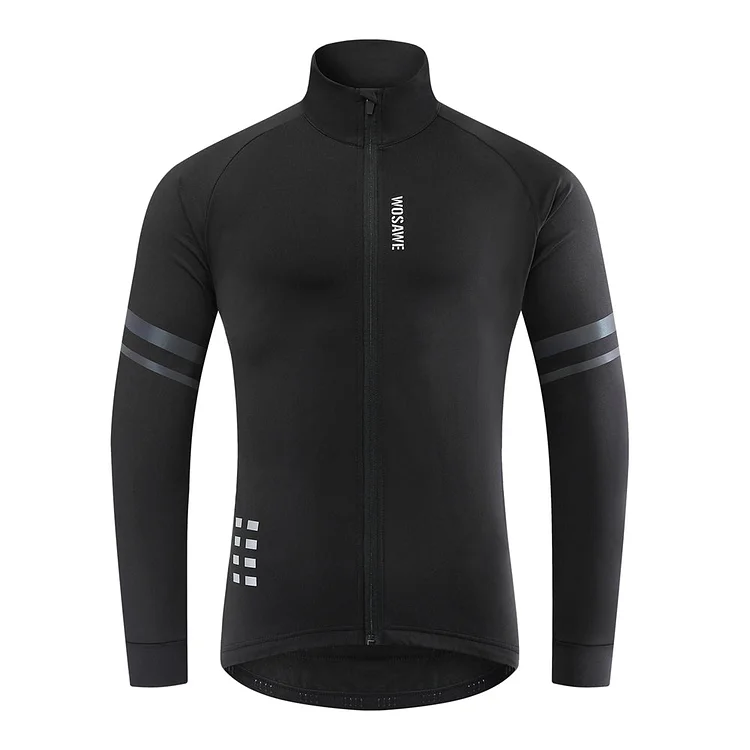 Men's Thermal Fleece Cycling Jacket Reflective