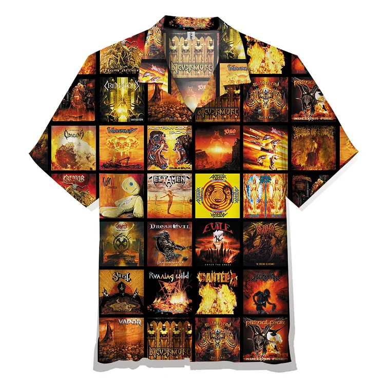 The Yellow & Orange album | Unisex Hawaiian Shirt