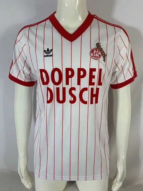 Retro 1982-1983 FC Köln Home Soccer Jersey