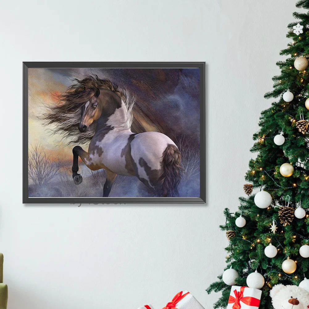 Diamond Painting - Full Round Drill - Horse(Canvas|40*30cm)