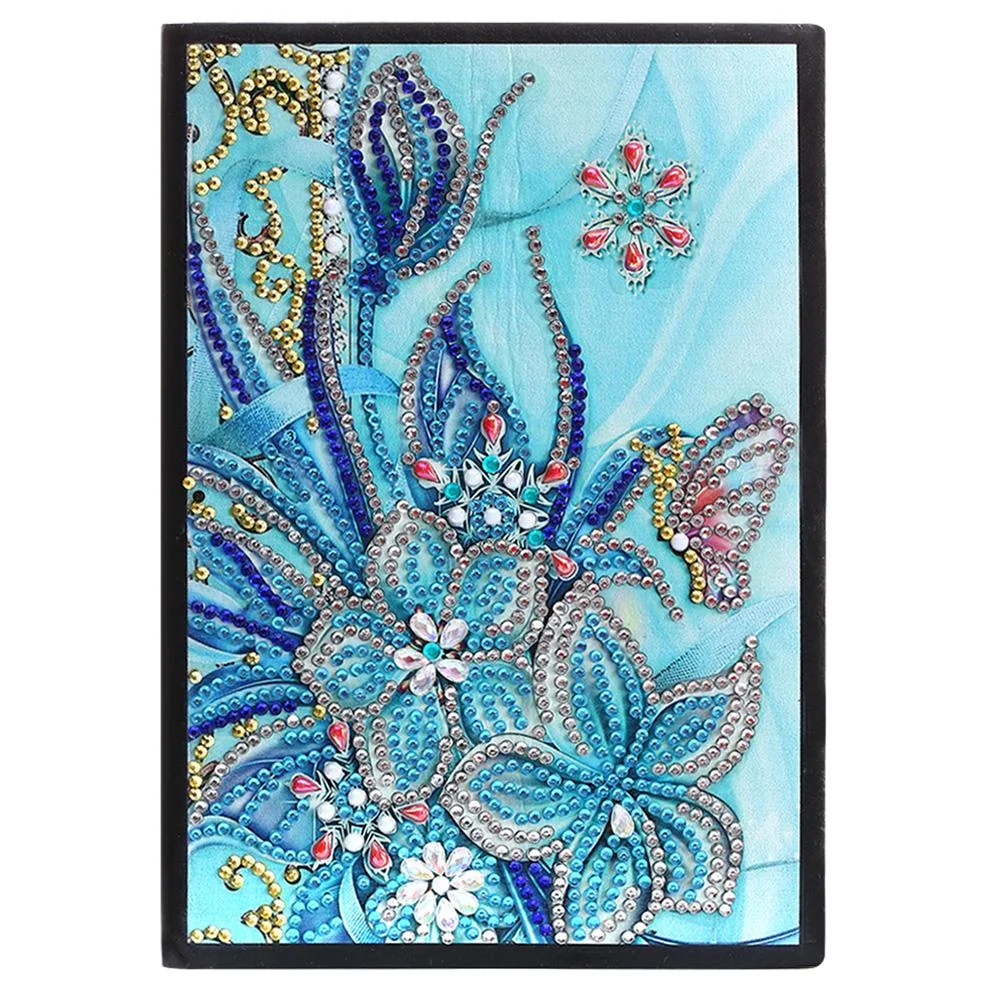 DIY Notebook - Diamond Painting - 50 Pages A5 Flower Notebook Sketchbook