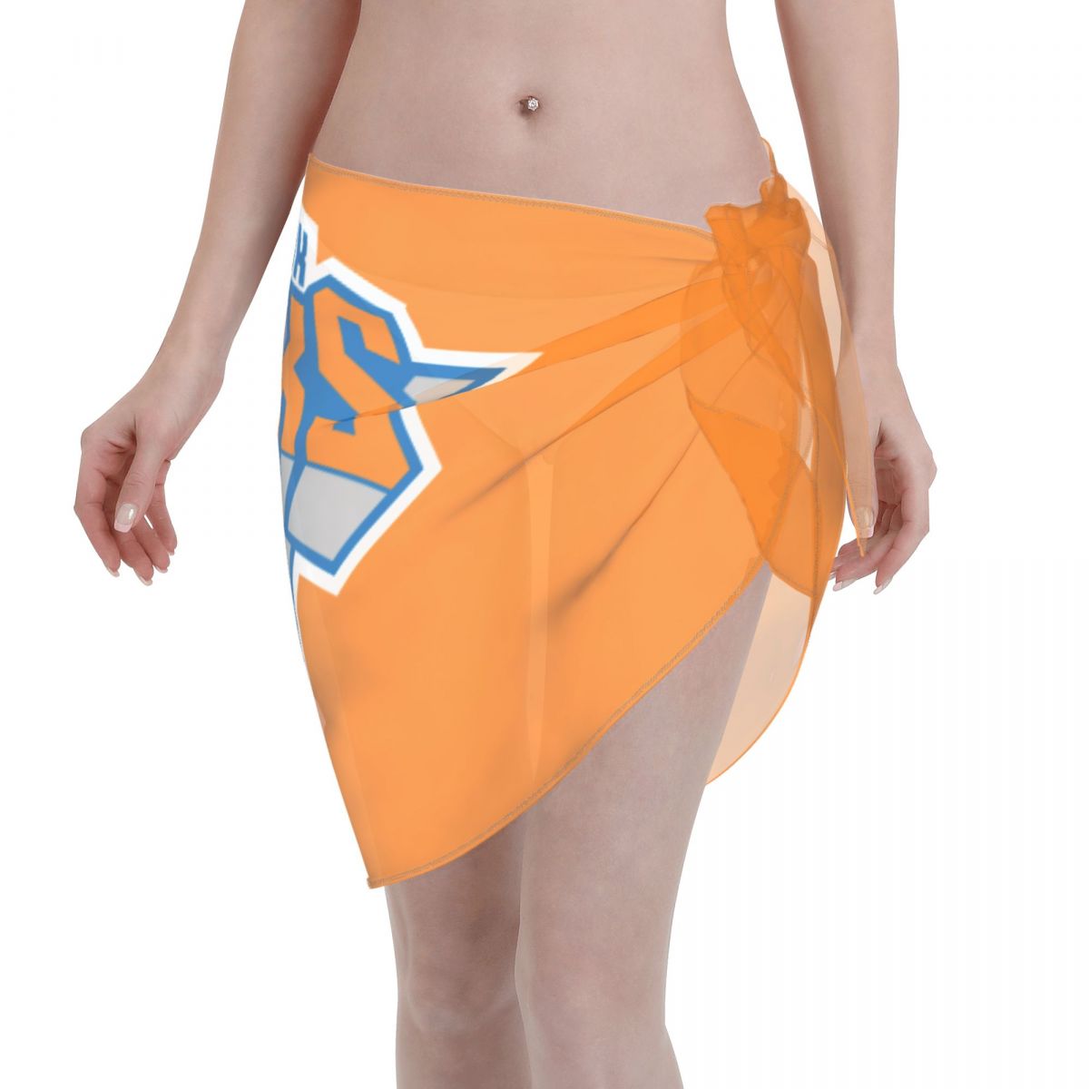 New York Knicks Logo Women Short Sarongs Beach Bikini Wraps
