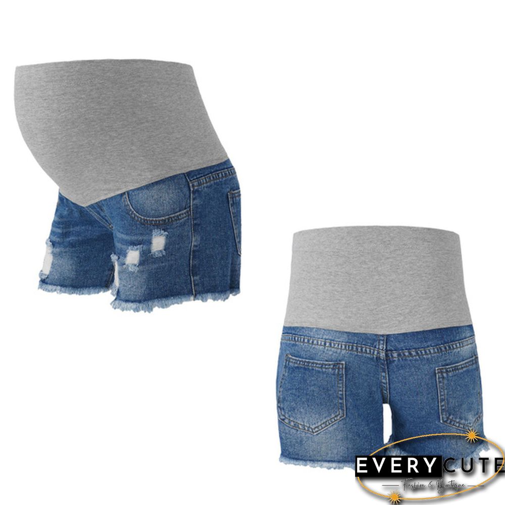 Pregnant women's Denim Shorts Summer Pregnant Casual Short For Women Pregnacy Shorts