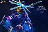 Metal Garurumon with LED - Digimon Resin Statue - Moon Goddess Studios