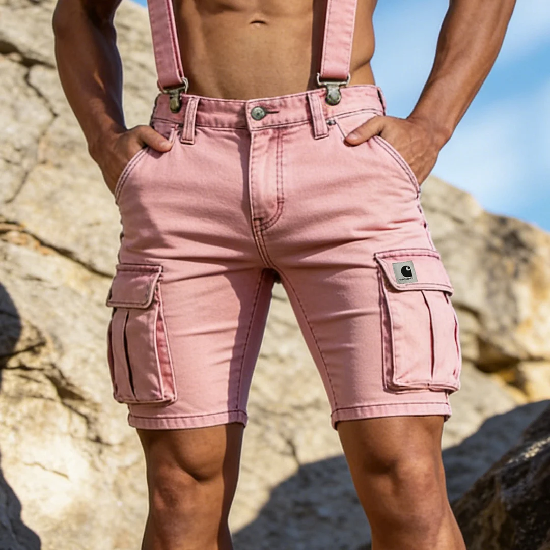 Men's Outdoor Brand Overalls Shorts-inspireuse