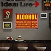Alcohol - Metal Tin Signs(8*12Inch/12*16Inch) - Bar