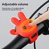 Silicone Electronic Bicycles Horn 5 Mode Non-Slip for Daily Commute Cycling