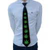 Sound Control Light Up Tie With Follow Music Flash Novelty Shining Ties For Men,Women DJ,Parties,Bars and Mardi Gras