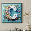 Butterfly Flower C 5D Partial Drill DIY Diamond Painting Kit 30*30cm