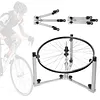 [US Local Warehouse] Universal Bicycle Wheel Truing Weaving Stand Adjustable Bicycle Wheel Lacing Tool Rim-Safe & Foldable Spoke Holder for Efficient Repair and Spoke Braiding
