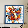 Tigger Painter - 18CT Stamped Cross Stitch 25*25cm tapestrymarket