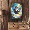 Diamond Painting-DIY Full Round Drill Hammock Cat(60*40 CM)