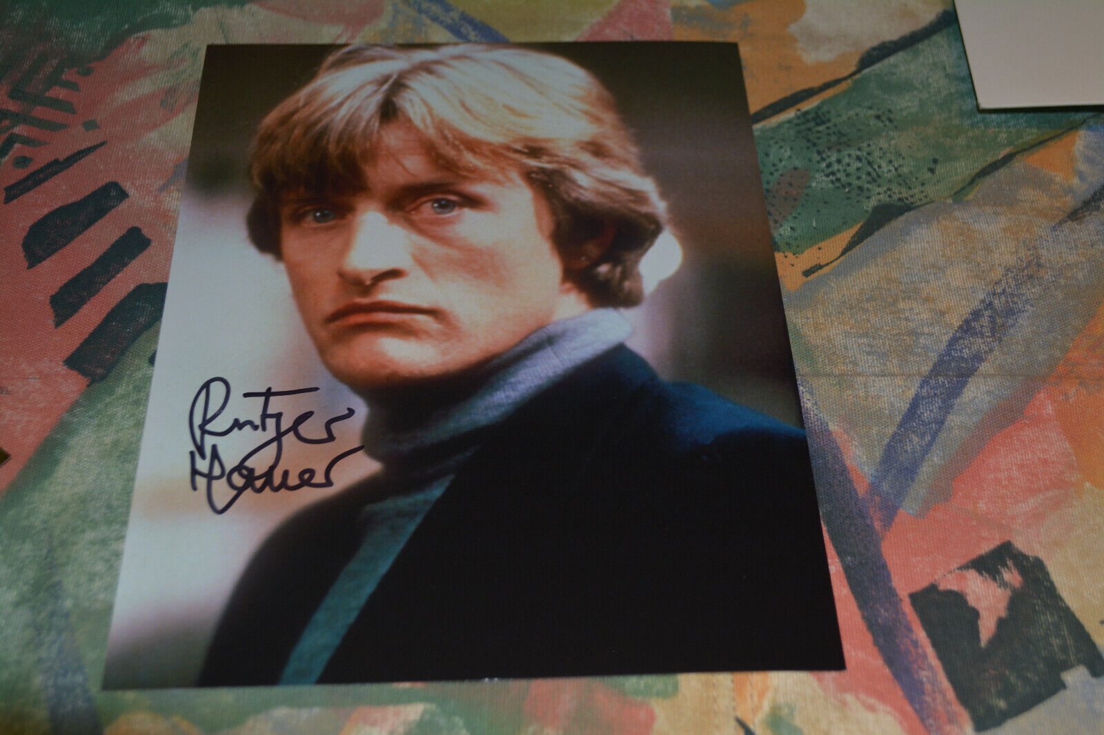 RUTGER HAUER signed autograph In Person 8x10 (20x25 cm)