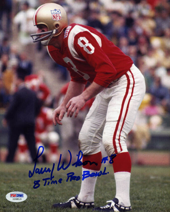 Larry Wilson SIGNED 8x10 Photo Poster painting + 8 Time Pro Bowl Cardinals PSA/DNA AUTOGRAPHED