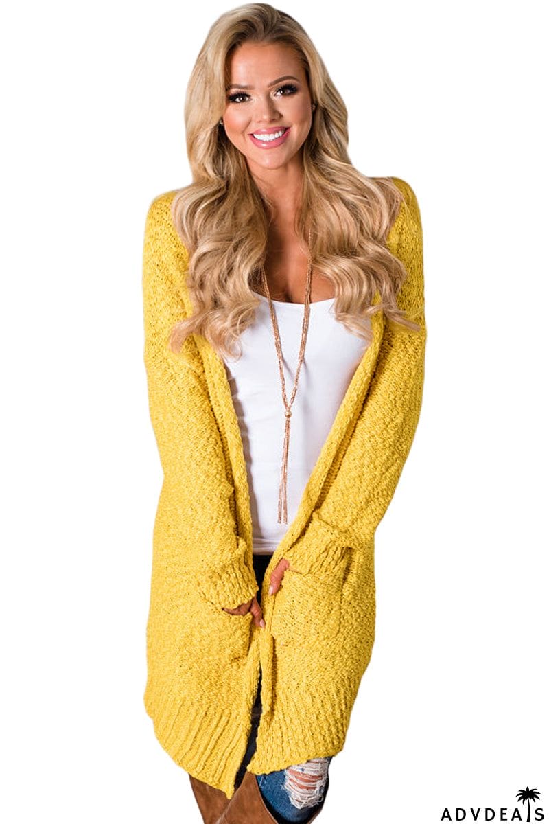 Creamy Pebble Beach Textured Cardigan