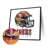 Diamond Painting -DIY Round Drill San Francisco 49ers(40*40 CM)