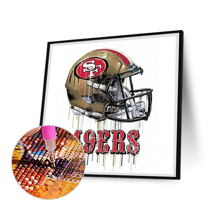 Cleveland Browns 40*40CM(Canvas) Full Round Drill Diamond Painting