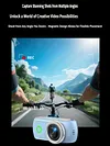 Outdoor sports camera, HD recording camcorder, WiFi magnetic detachable thumb camera