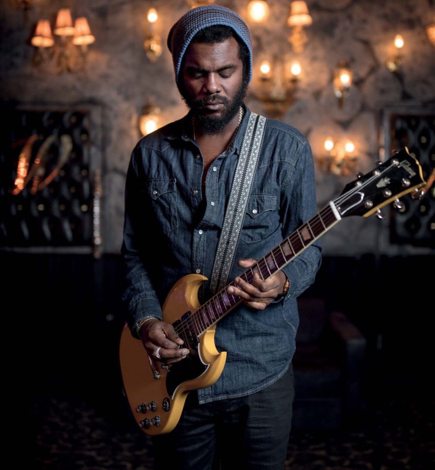 ?? Very cool Gary Clark Jr. 11x14” real Photo Poster painting, not cheap print