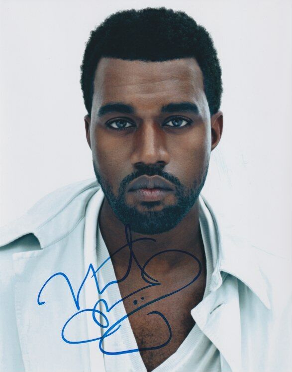 Kanye West signed 8X10 Photo Poster painting in-person (with sketch!)